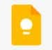 Google Keep icon, note-taking app for jotting down notes and organizing tasks in Google Workspace.