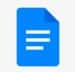 Google Docs icon, online document creation and editing tool of Google Workspace.