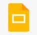 Google slides icon, online presentation creation and editing tool of google workspace.