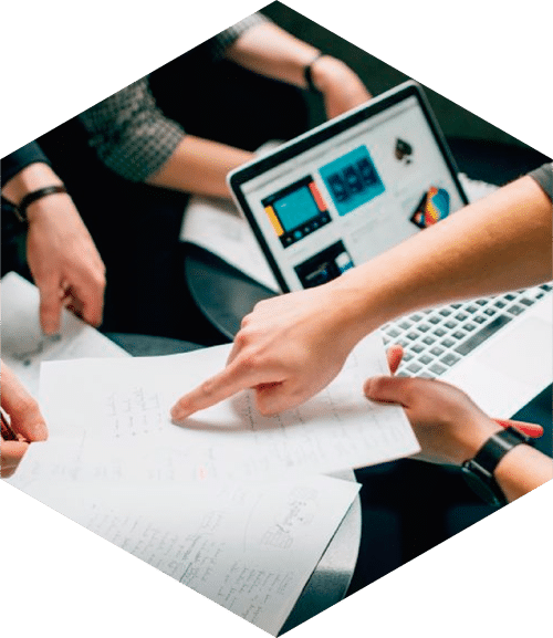 Remote team working on a project collaboratively and efficiently.